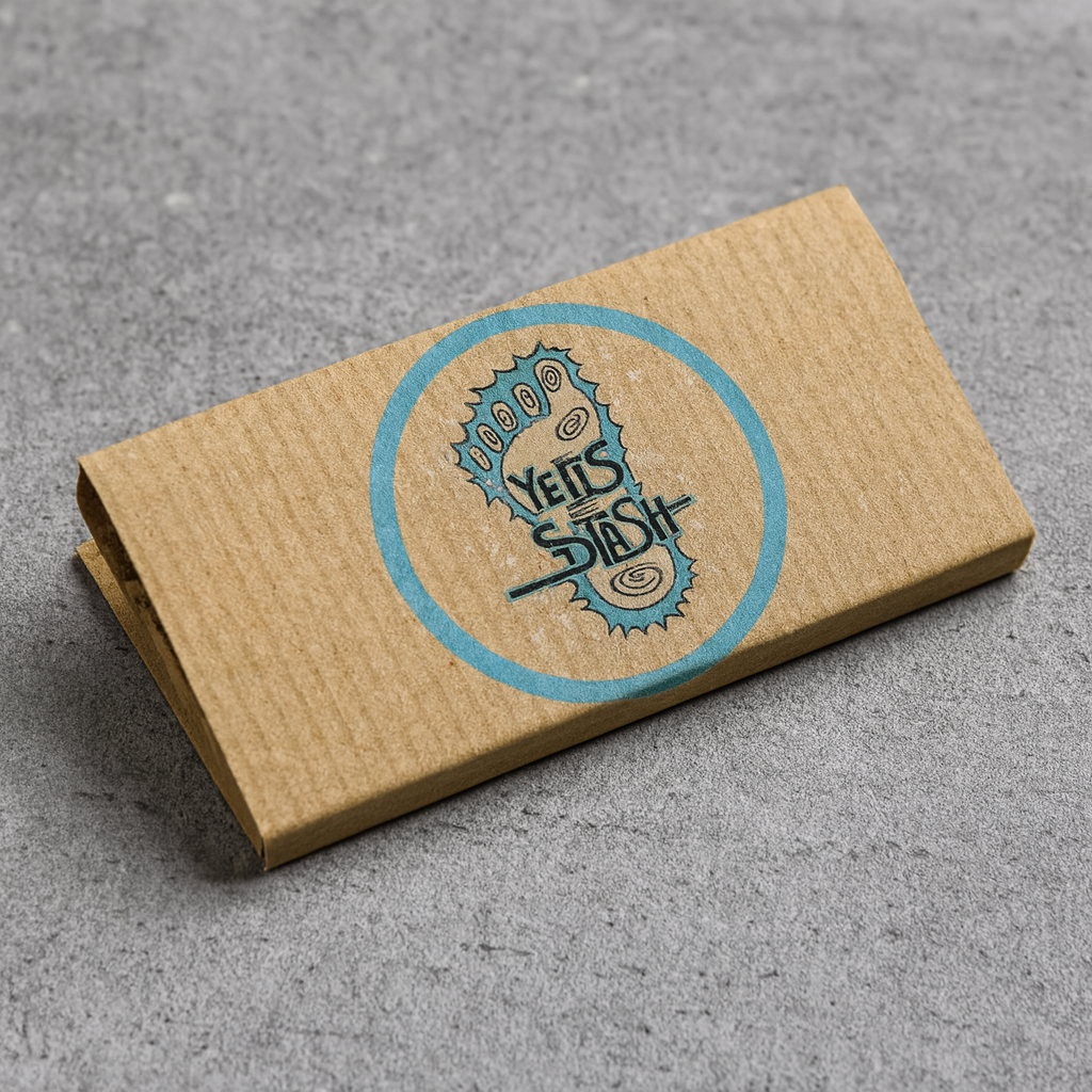 YetiStash™ Organic Natural Rolling Papers (travel)